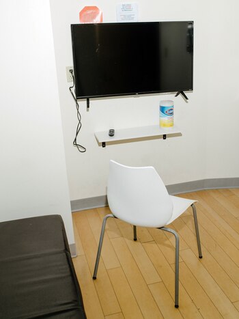 Una sala para donantes en