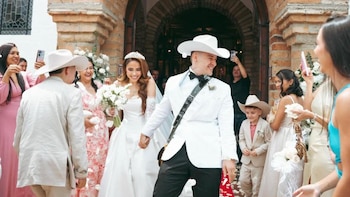 Las emotivas palabras de Luis Alfonso a su esposa Luisa Pulgarín durante su boda: “Muy agradecido de que seas mi esposa”