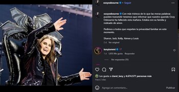 La muerte de Ozzy Osbourne