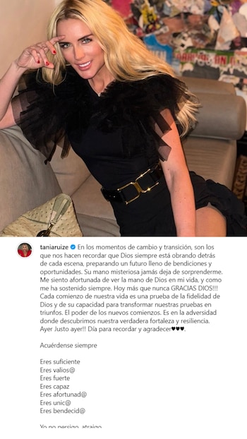 La publicación de Tania Ruiz