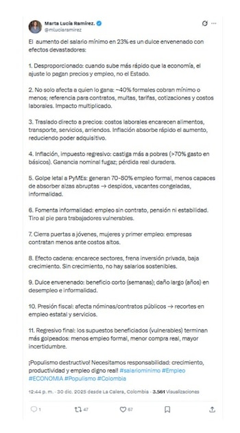 Con este mensaje en sus