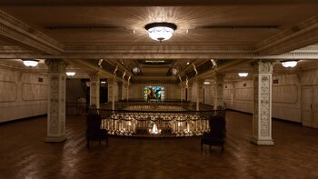 El salón de recepción con