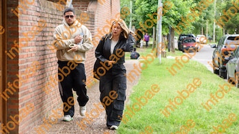 La empresaria y su pareja,