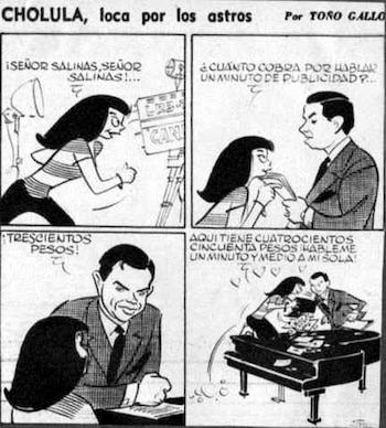 Las viñetas de "Cholula" se