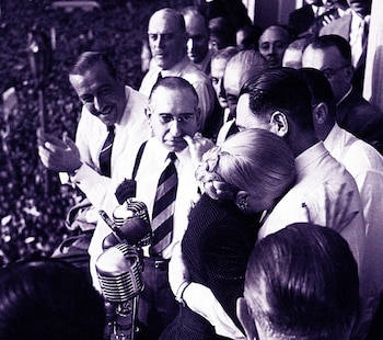 Eva y Juan Domingo Perón.