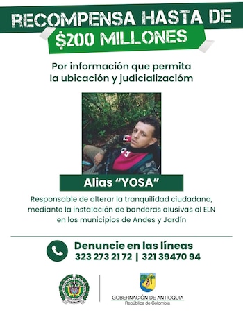 Alias Yosa es identificado como