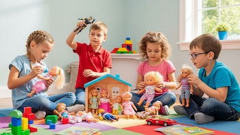 Jugar con muñecos potencia la empatía y el desarrollo social en la infancia, según un nuevo estudio