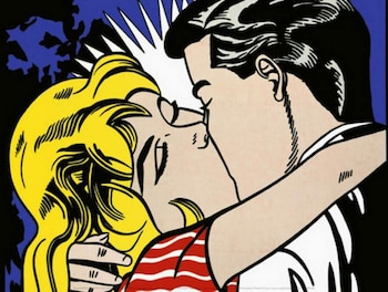 “Beso II” de Roy Lichtenstein