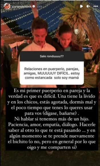 La respuesta de Juana Repetto