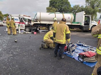 Personal de emergencias realizó maniobras