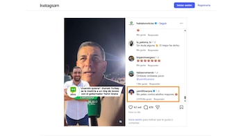 Respuesta Gobernador de Bolívar a pelea con alcalde de Cartagena - crédito Captura de Pantalla Instagram