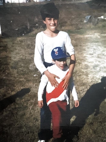 Mariano de chico en Tres