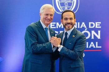 El presidente de Chile José Antonio Kast y el presidente electo de Colombia Abelardo de la Espriella - crédito @PresidenteKast/X