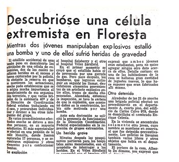 Jorge Di Lello explosión