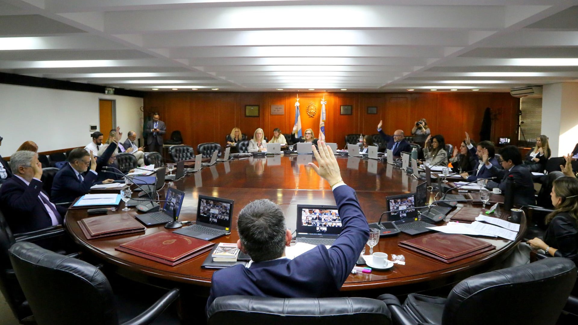 El camarista federal de San Martín cuestionó al sector que impulsa la fórmula de Gabriela Vázquez y Alejo Ramos Padilla (Prensa Consejo de la Magistratura)