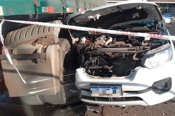 Las cuatro víctimas del accidente en la Autovía José Gervasio Artigas viajaban en una camioneta Renault Alaskan desde San Martín hacia Corrientes