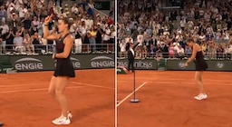 “A lo Michael Jackson”: el baile de Aryna Sabalenka en plena pista de Roland Garros que se ganó una ovación