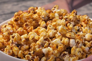 Cómo hacer canchita dulce -