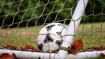 Portería de metal provoca la