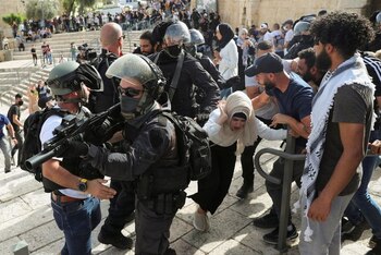 Las fuerzas de seguridad israelíes