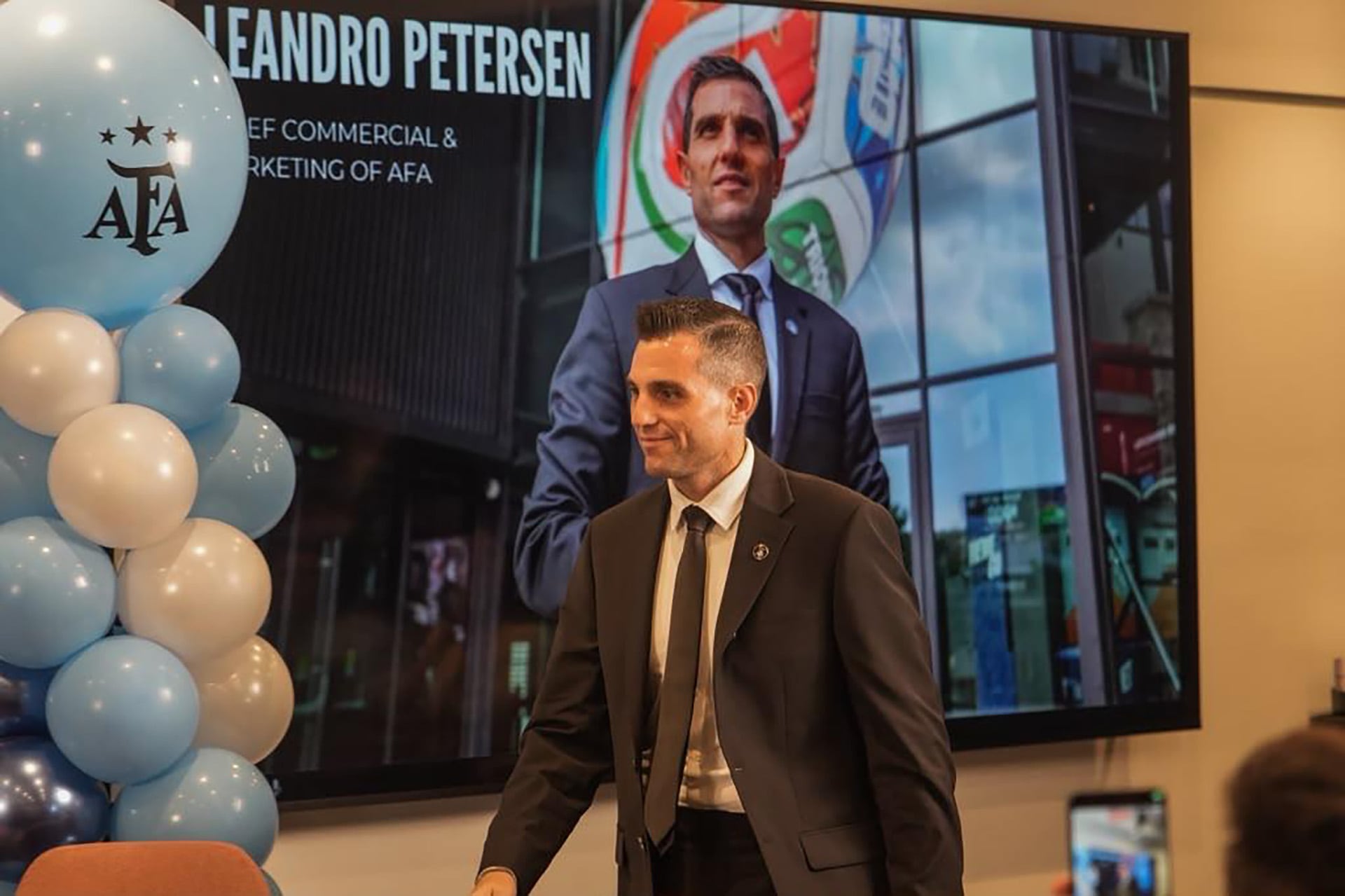 Leandro Petersen, Director Comercial y de Marketing de la AFA