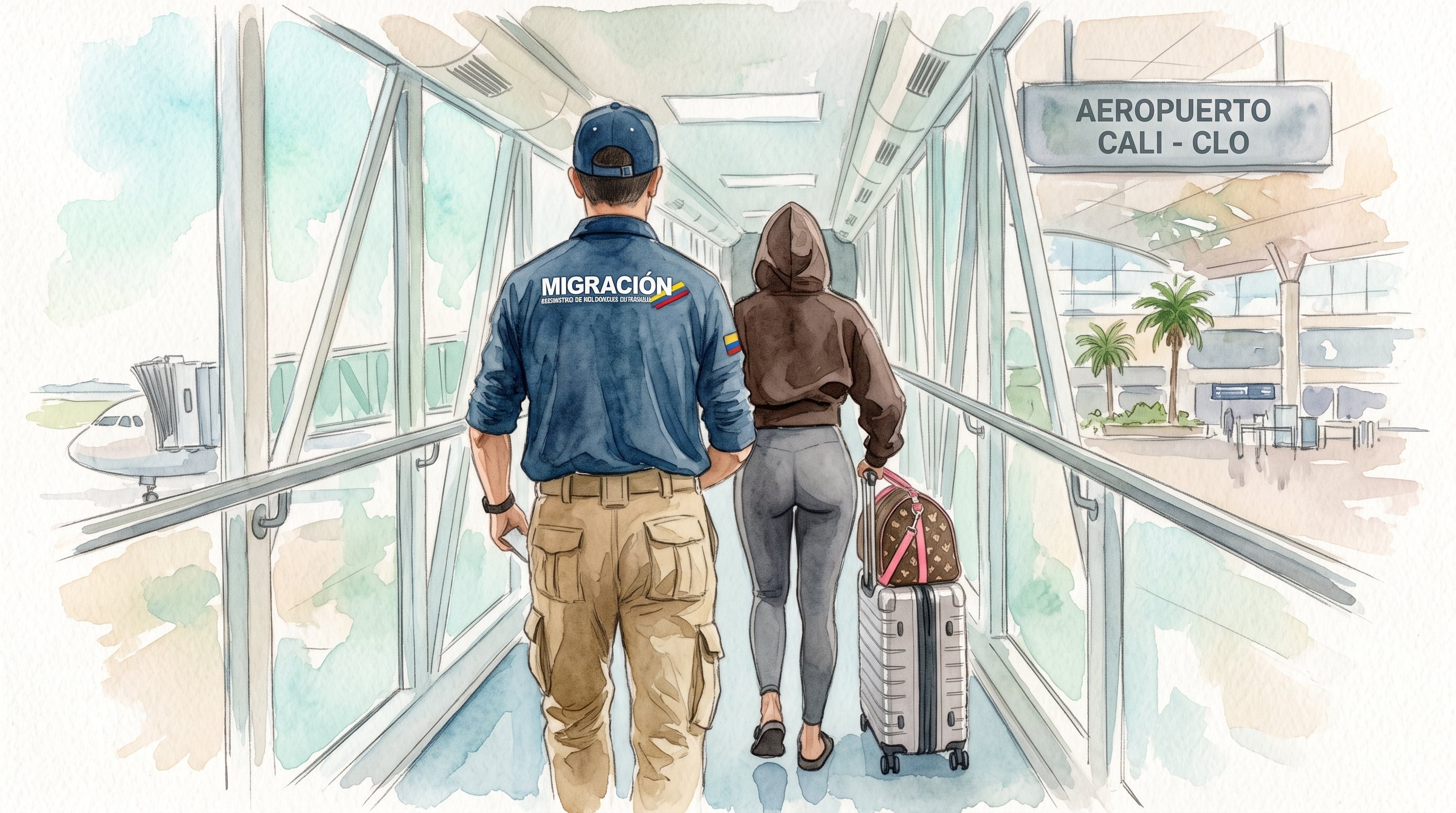Una ciudadana extranjera fue devuelta del aeropuerto de Cali por una alerta sobre delitos sexuales contra menores: esto dijo Migración Colombia