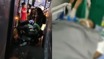 Policía que fue aplastado por