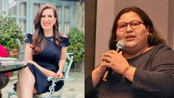 Citlali Hernández criticó el festejo prematuro de Kenia López Rabadán tras resultados preliminares de las elecciones de 2022. (Fotos:Twitter/@kenialopezr / @CitlaHM)