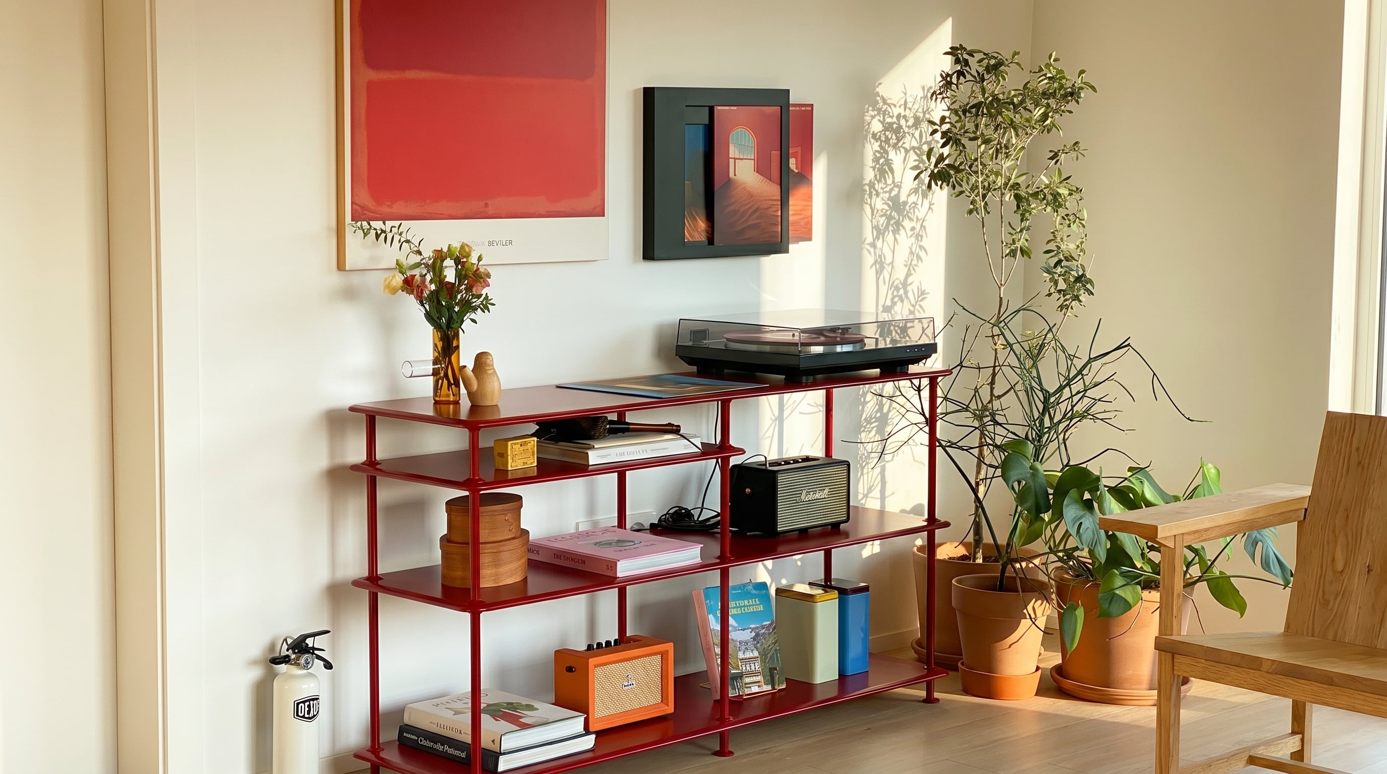 Un simple objeto rojo puede transformar la energía y el carácter de cualquier espacio interior. (Imagen Ilustrativa Infobae)