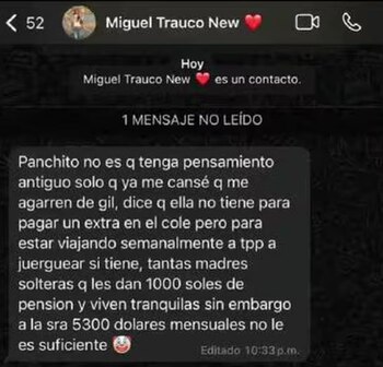 Miguel Trauco revela cuánto le
