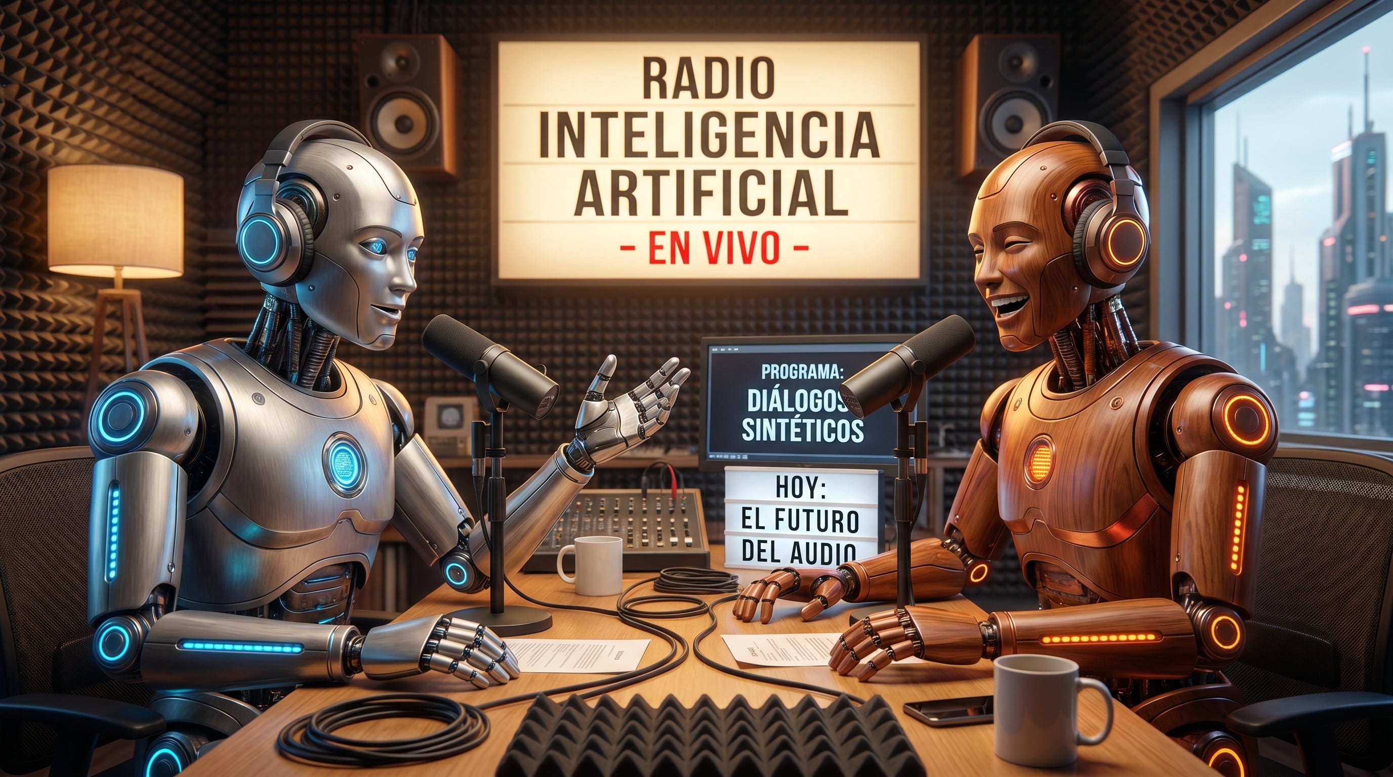 Una radio de Los Ángeles tiene a una IA como copresentadora y su audiencia joven creció 84,9%