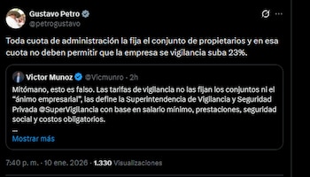 Petro sigue hablando sobre las