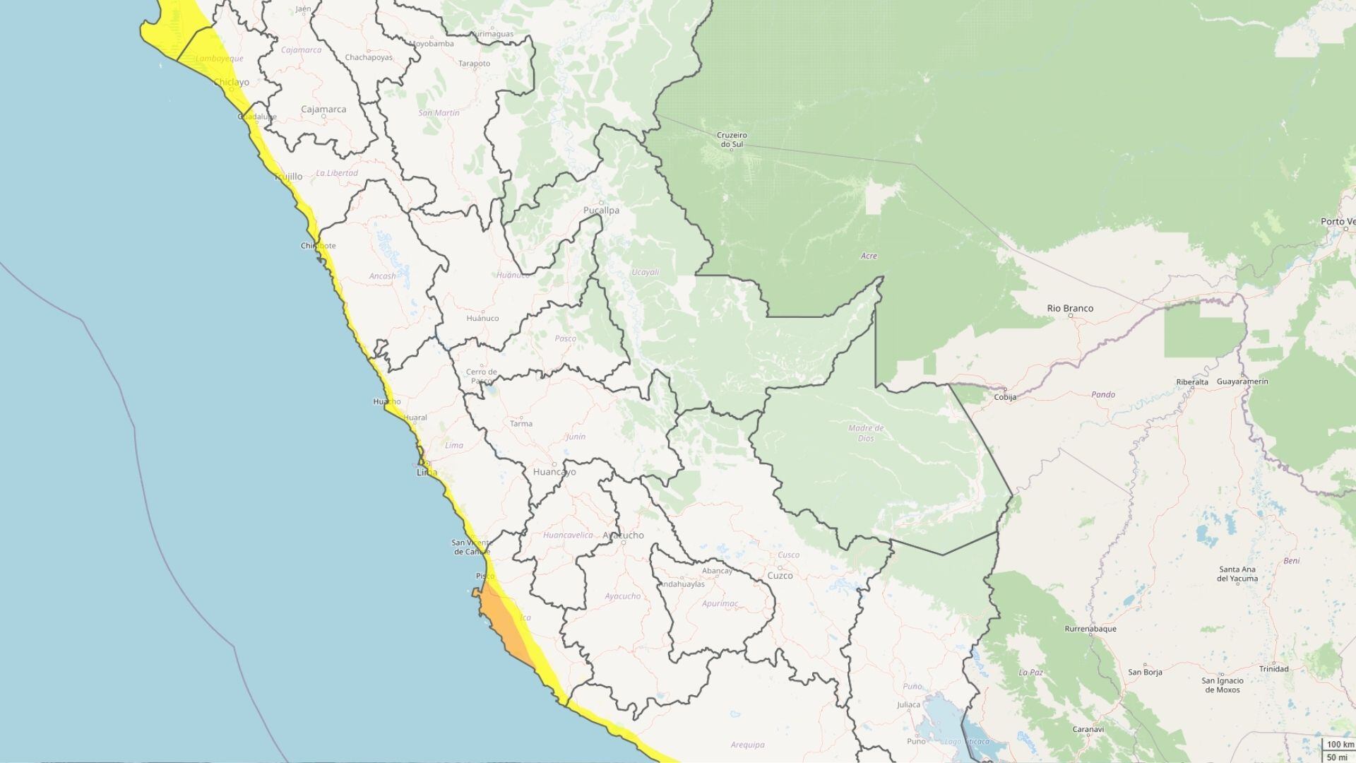Lima, Callao, Áncash y otras regiones figuran en las que se registrará este fenómeno meteorológico anunciado por el Senamhi.