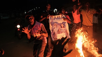 Manifestantes salieron a las calles
