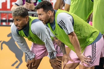 Josef Martínez y Messi compartieron plantel durante un año (EFE/Ángel Colmenares)