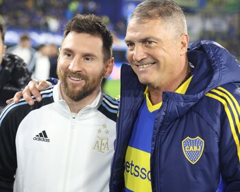 Lionel Messi compartió unos minutos