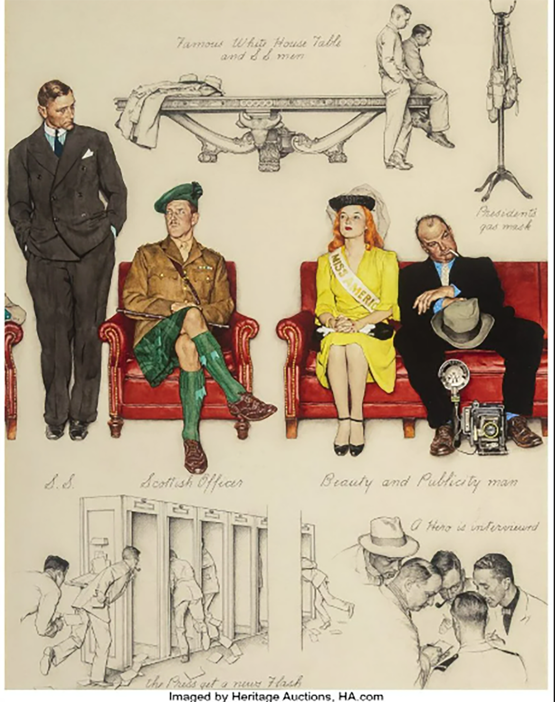 La icónica serie de Norman Rockwell sale de la Casa Blanca y va a subasta tras años de disputa familiar