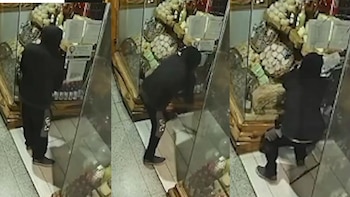 Violento robo en Mar del Plata: rompió la vidriera y se llevó comida y dinero de una fiambrería