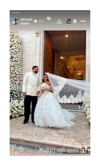 Casamiento de Gianluigi Donnarumma y Alessia Elefante