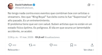 Faitelson se lanzó contra el