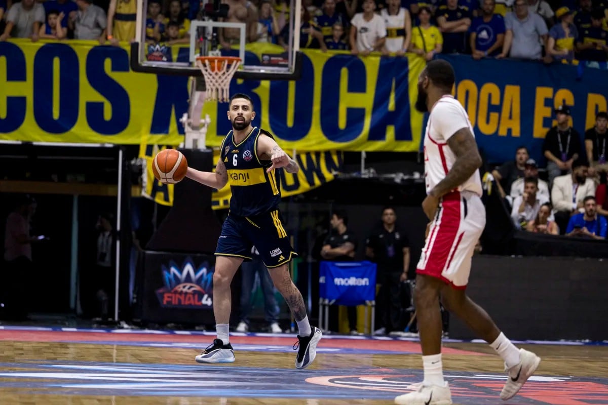 Santiago Scala, goleador de Boca en la final de la Basketball Champions League América (FIBA Basketball)