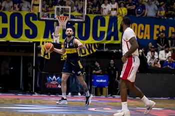 Santiago Scala, goleador de Boca en la final de la Basketball Champions League América (FIBA Basketball)