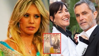 Stephanie Salas y su desplante en vivo a Laura Huarcayo: Actriz y novia de Humberto Zurita le retiró el brazo y rechazó gesto de despedida