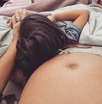 La tierna foto de Débora