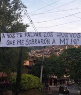 Al Medellín no se le da la séptima estrella y así lo recordaron los hinchas de Nacional- crédito @giraldo2903/X
