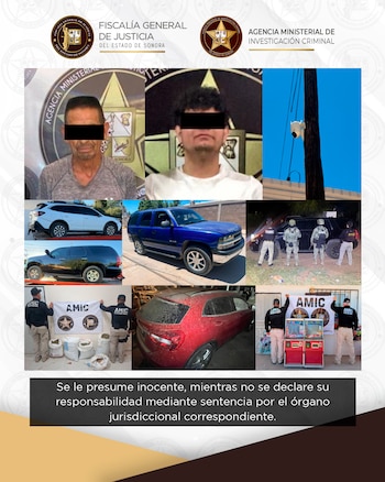 Operativo en Sonora por asesinato de comandante de la AMIC deja 13 detenidos