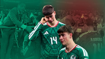 Este fue el emotivo momento que se vivió entre Chicharito y la Hormiga González tras terminar el México vs Inglaterra