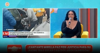 La cantante asegura que existen pruebas que demostrarían su inocencia. Captura: América Hoy.