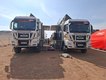 Equipo Dacia del Rally Dakar