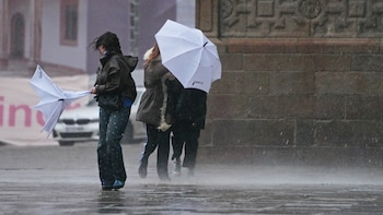 Otra jornada de lluvias, fuertes